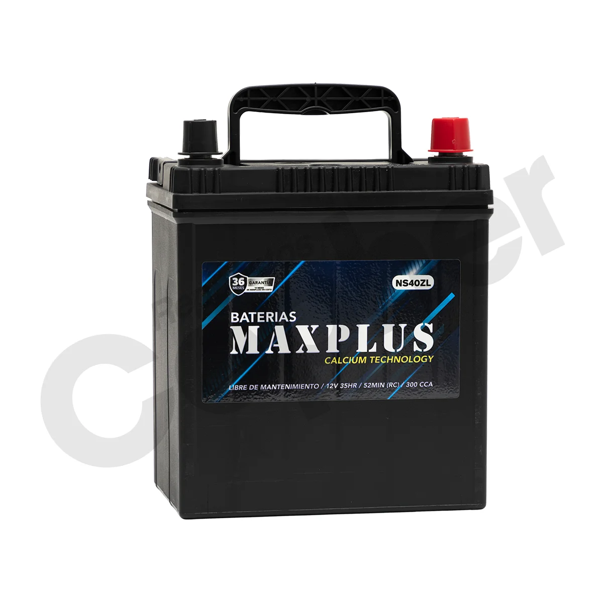 BATERIA MAXPLUS 40ZL BORNER DELGADO.