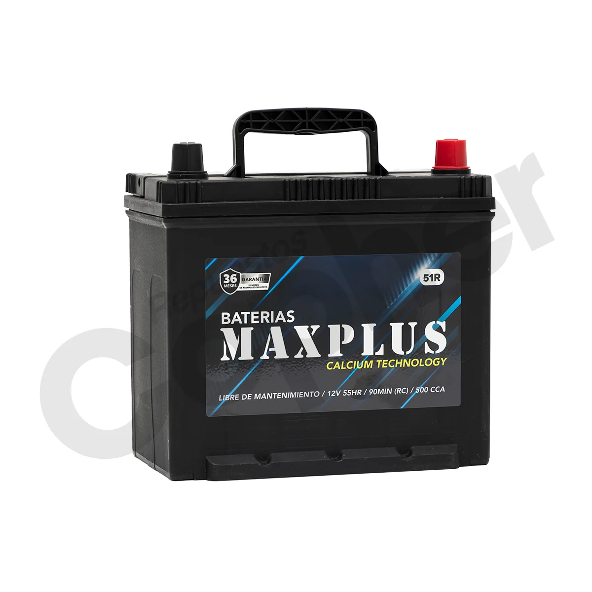 BATERIA MAXPLUS 51R 500CCA 55AH - Imagen 2