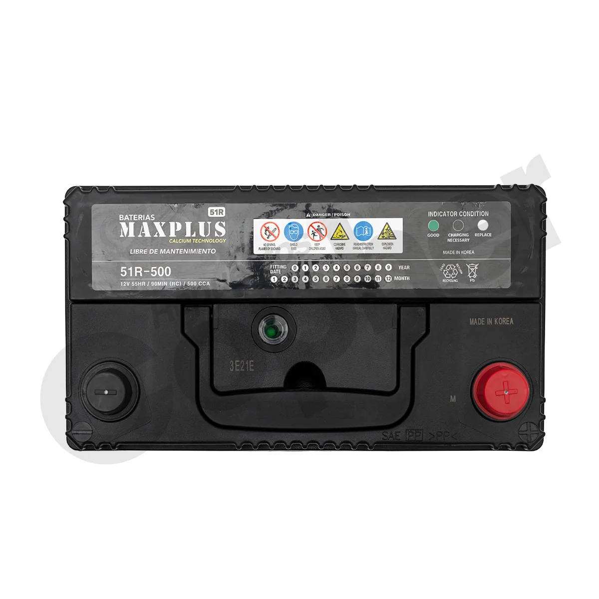 BATERIA MAXPLUS 51R 500CCA 55AH - Imagen 3