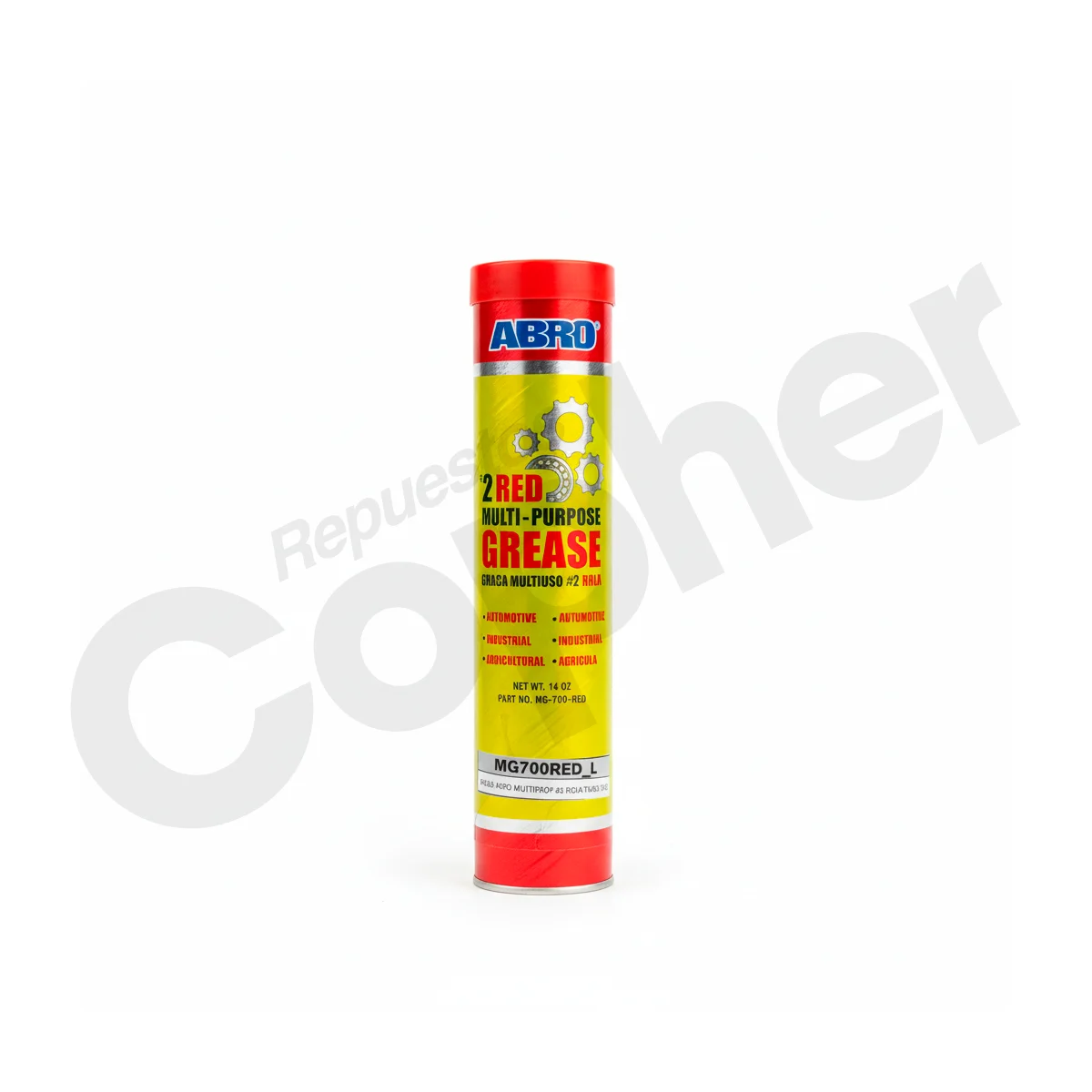 GRASA ABRO MULTIPROP #2 ROJA TUBO 14OZ