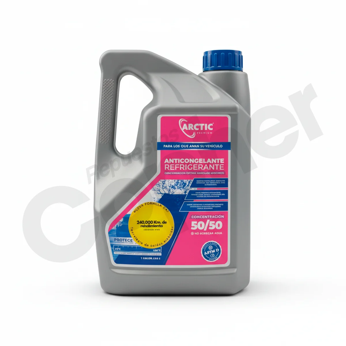 REFRIGERANTE ANTICONGELANTE ROSADO EURO